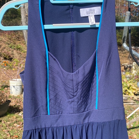 🌹Belle Badgley Mischka Navy Sleeveless Maxi Dress - Picture 5 of 13